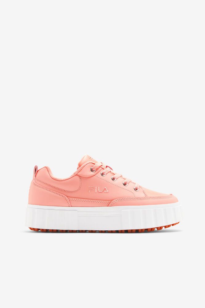 Fila Sandblast Low Apricot Sneakers Womens - NZ 85107-UAFG